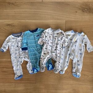 Baby Boy Footie Pajamas Set - Mixed Brands